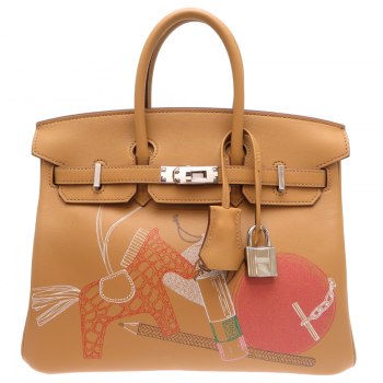 HERMES Birkin 25 In and Out Handbag 2021 Z Stamp