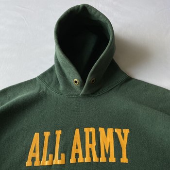 Superb Condition 70's US Army Original Champion Reverse Weave Vintage Hoodie Size L