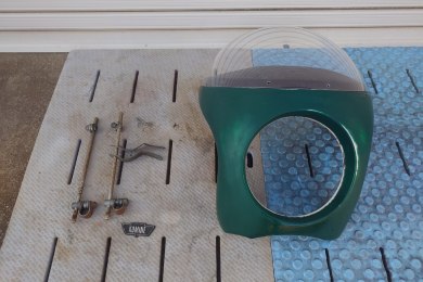 Vintage Komine Road Pegasus Motorcycle Fairing Size L Z1Z2CB750 Cafe Racer