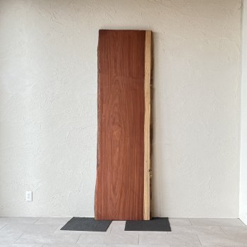 Custom Made Bubinga Single Board, High-Frequency Pressed, L Size (Width: Approx. 2250mm × Depth: Approx. 625mm, Thickness: Approx. 50mm)