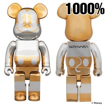 Unopened BE@RBRICK FUTURE MICKEY 1000% Figure by MEDICOM TOY