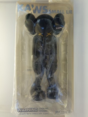 Medicom Toy KAWS Small Lie Black Figure