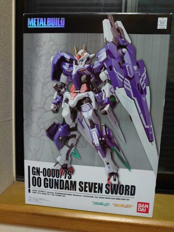 Unopened METAL BUILD Double O Gundam Seven Sword