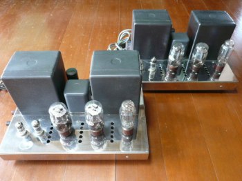 Custom-Made GEC KT66 Mono Power Amplifier - Used Large YAMAHA Power Supply and Output Transformers