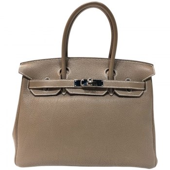 Hermes Birkin 30 Handbag, Etoupe with Silver Hardware (2008)
