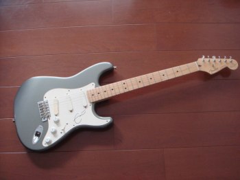 Family Heirloom - Exceptional Condition Fender USA Eric Clapton Signed Stratocaster Signature Model Pewter
