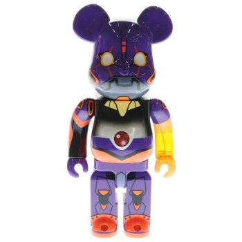 MEDICOM TOY BE@RBRICK 400% Evangelion Unit-01 Awakening Ver. Figure - Purple