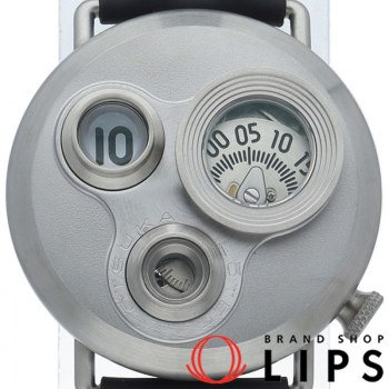 Otsuka Lotec 7.5 Model Watch 40mm New Specification No.7.5 Box Warranty SS/Rubber Men's Watch Silver Excellent Condition