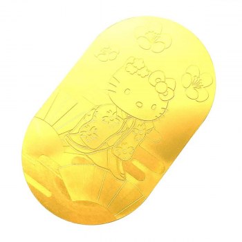 Hello Kitty Gold Coin - 15.5g 24K Pure Gold Collection