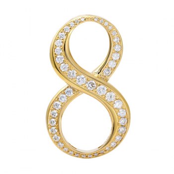 Yukizaki Nonbull Number Pendant Top [8] L Size [Genuine Product] Y.NOMBRE.12.6.8.L Pen Head Pre-owned Jewelry