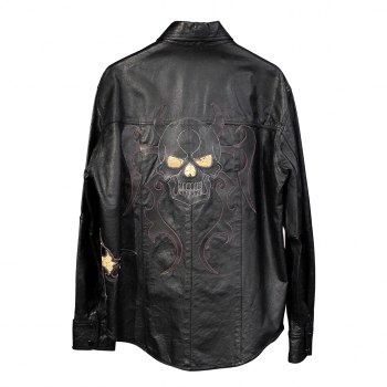 Brand New / Extremely Rare Stout Leather Skull & Cross Jacket - A Must-Have for Bill Wall Leather and Travis Walker Fans!