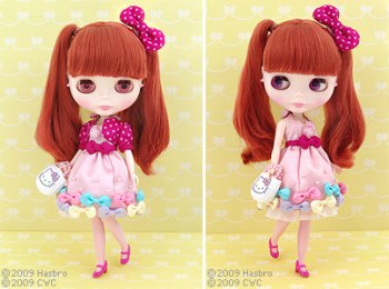 CWC Limited Hello Kitty Neo Blythe Ribbonetta Wish Doll