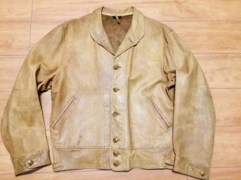 1930s "Cossack" Leather Jacket (Authentic Vintage)